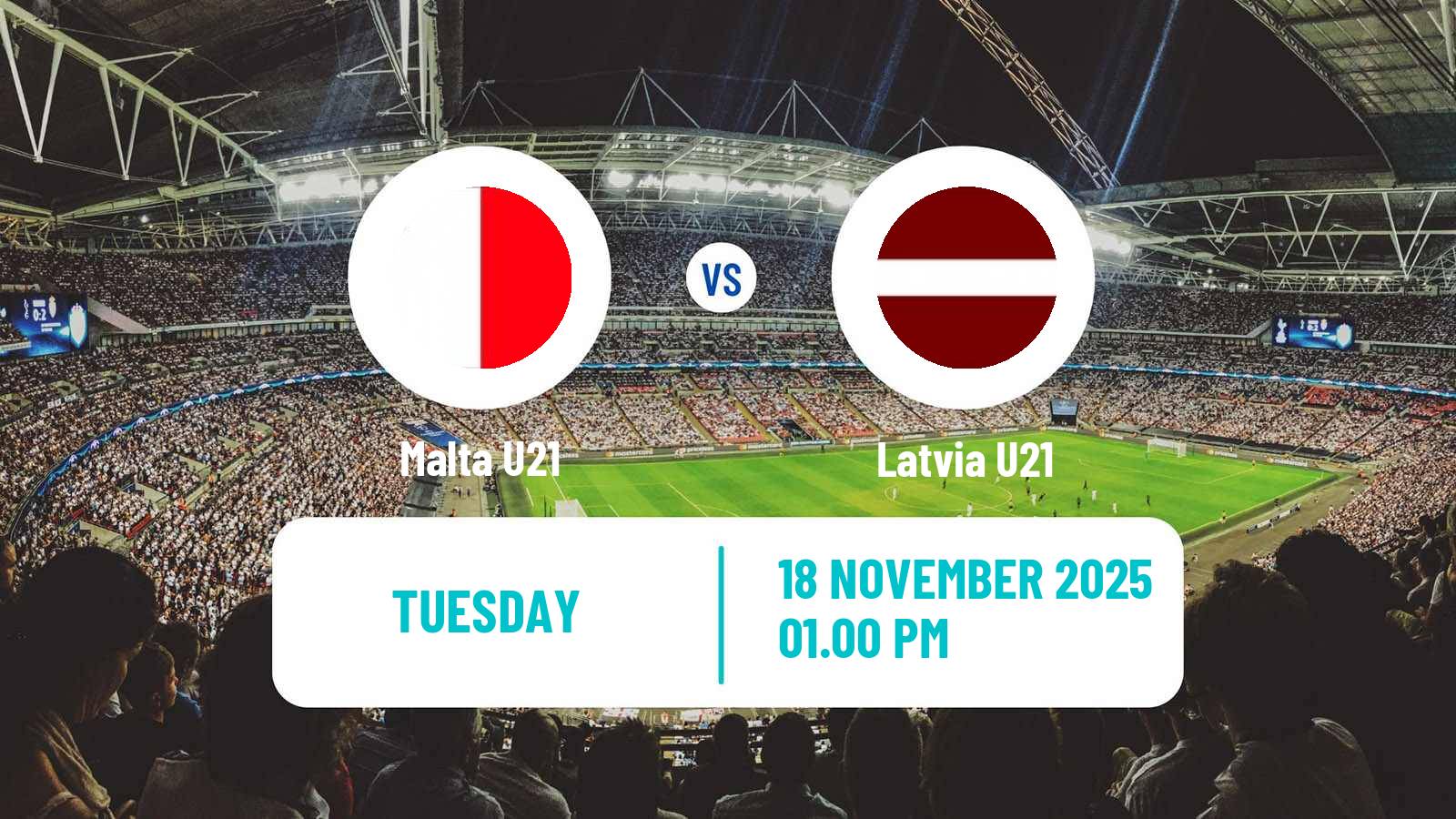 Football UEFA Euro U21 Malta U21 - Latvia U21