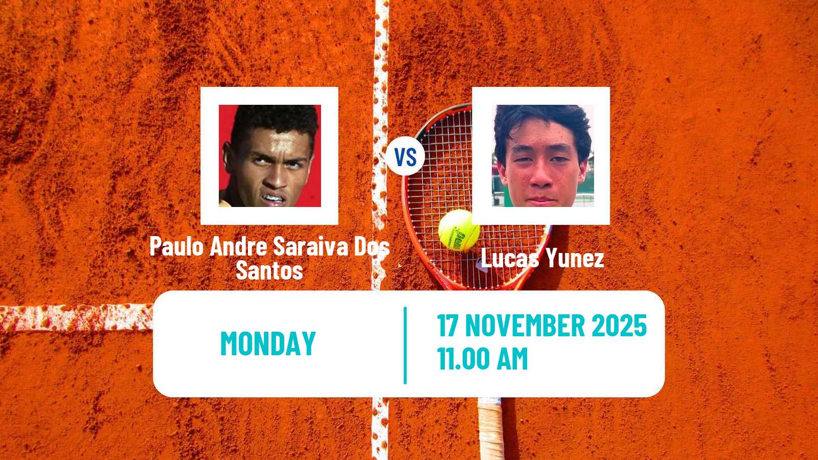 Tennis Guayaquil Challenger Men Paulo Andre Saraiva Dos Santos - Lucas Yunez