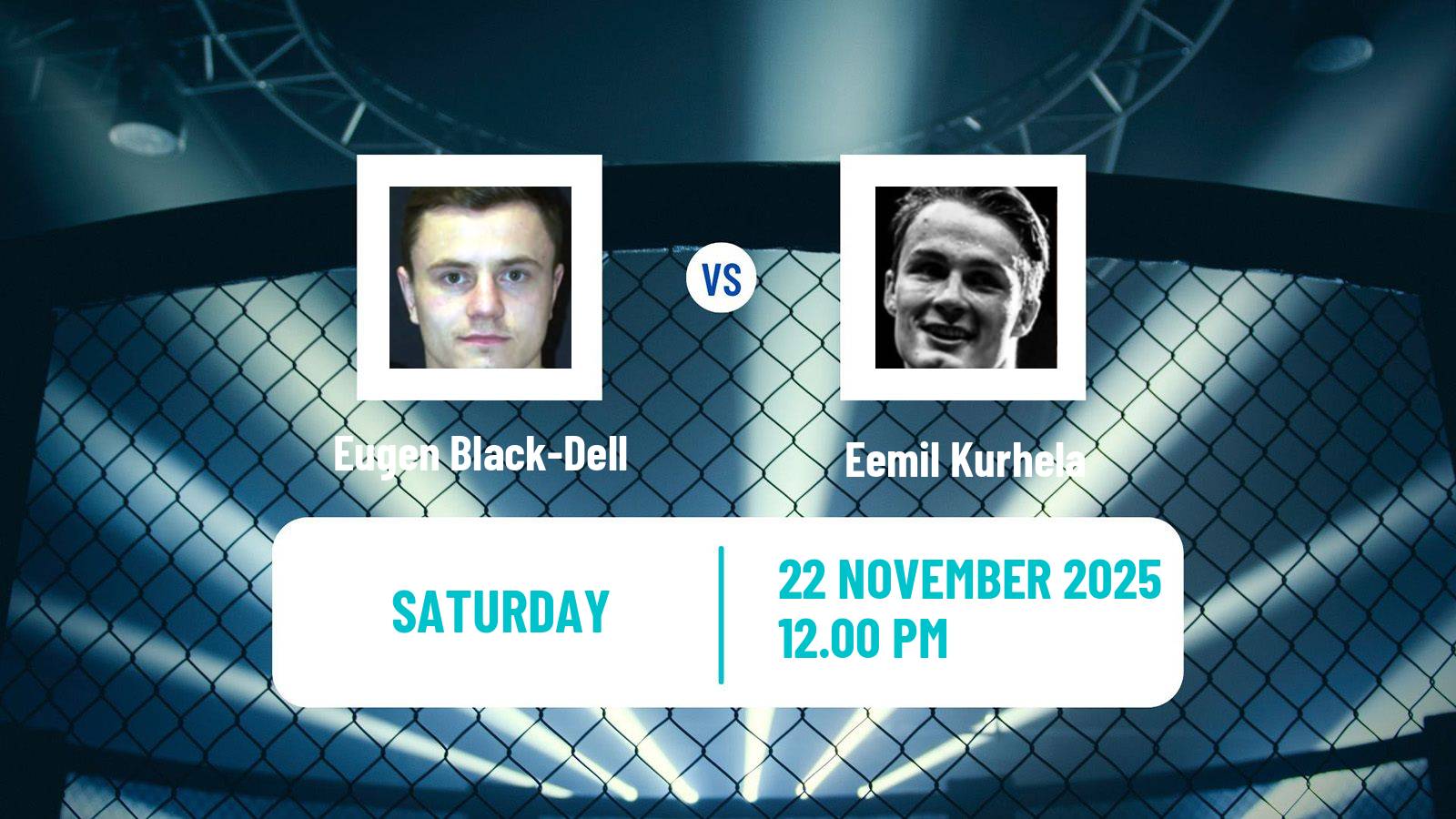 MMA Featherweight Oktagon Men Eugen Black-Dell - Eemil Kurhela