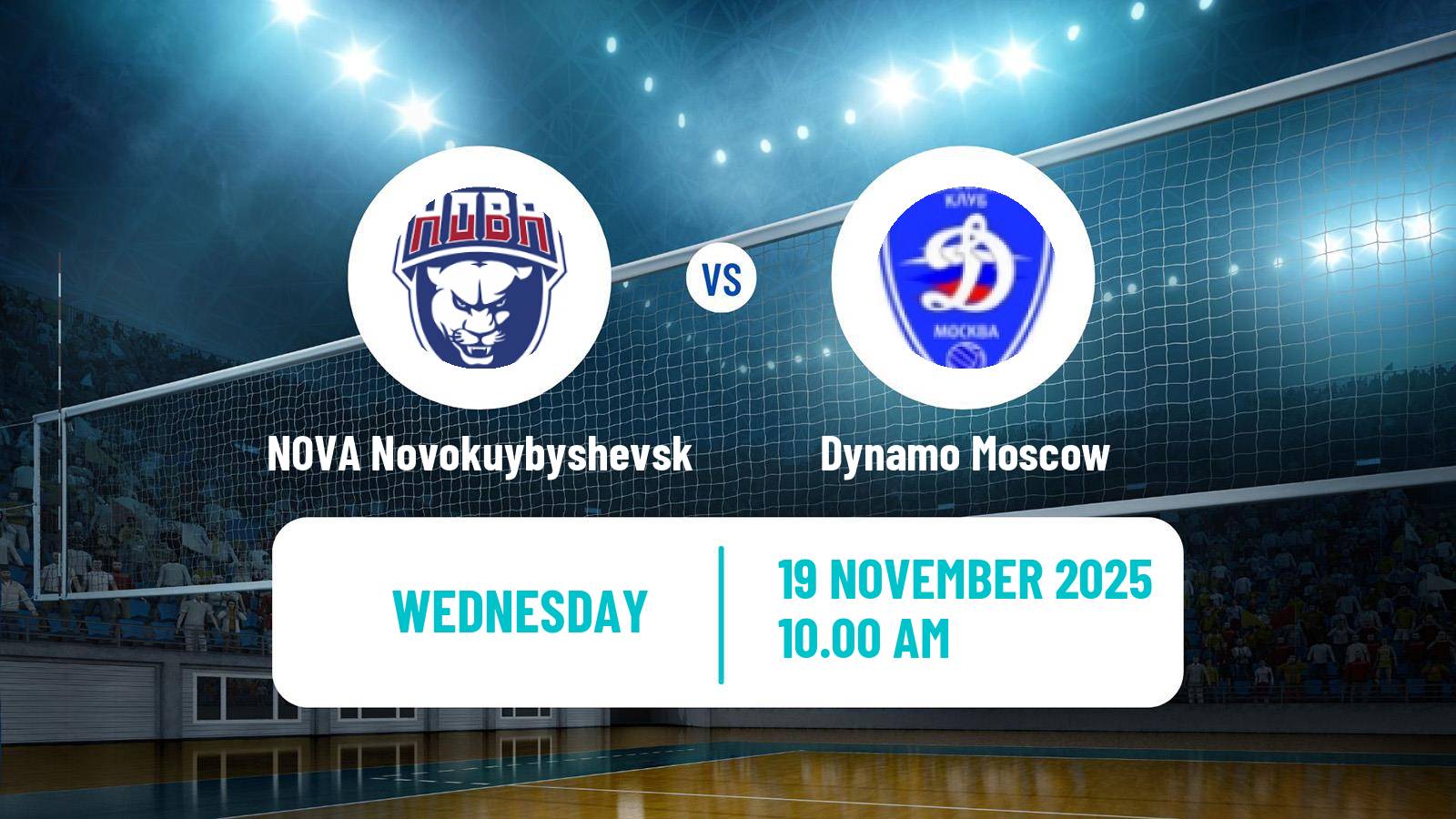 Volleyball Russian Super League Volleyball NOVA Novokuybyshevsk - Dynamo Moscow