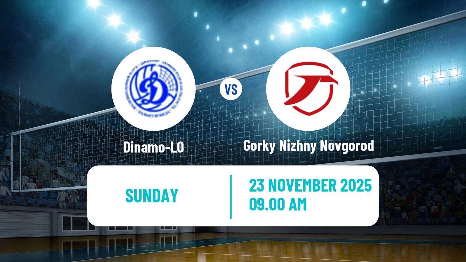 Volleyball Russian Super League Volleyball Dinamo-LO - Gorky Nizhny Novgorod