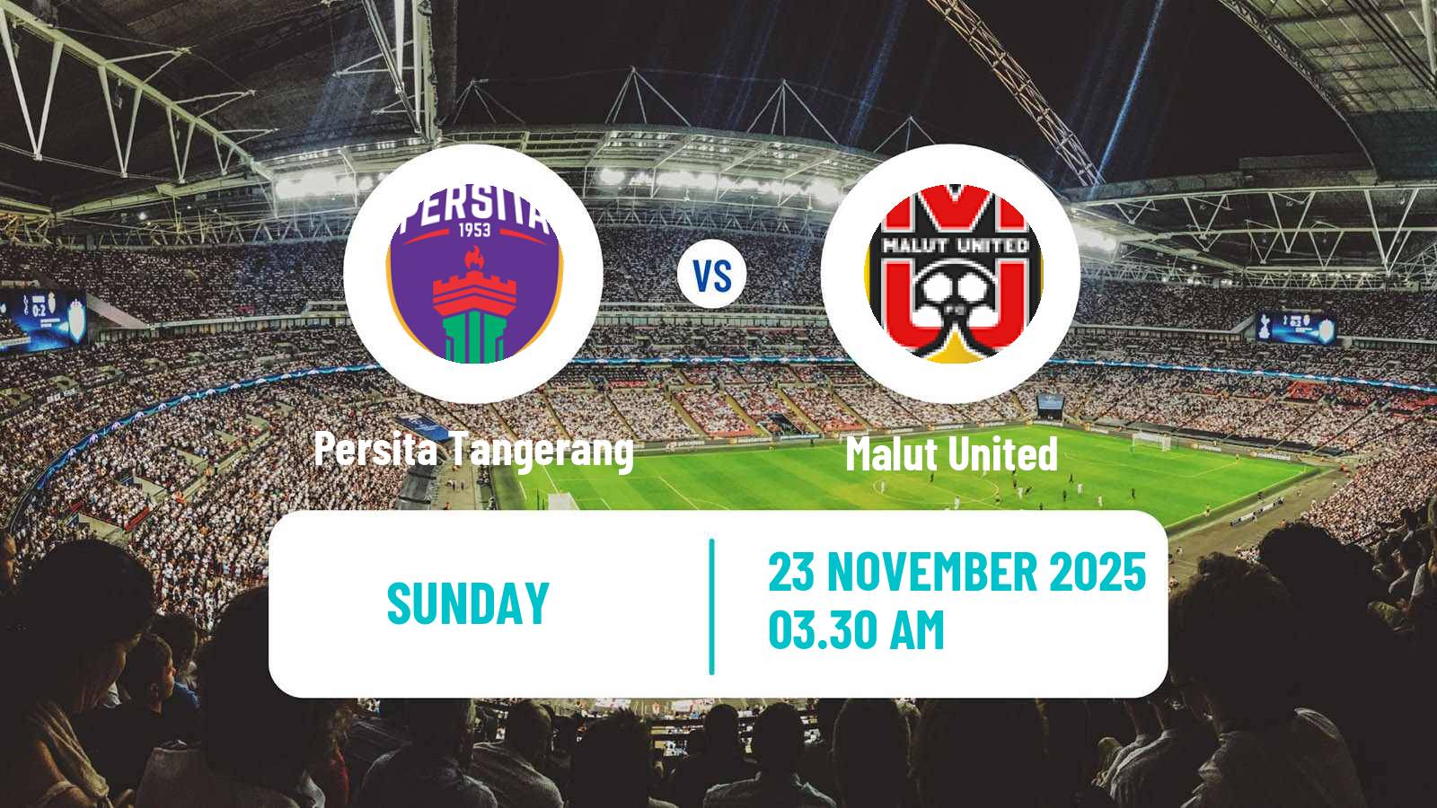 Football Indonesian Liga 1 Persita Tangerang - Malut United
