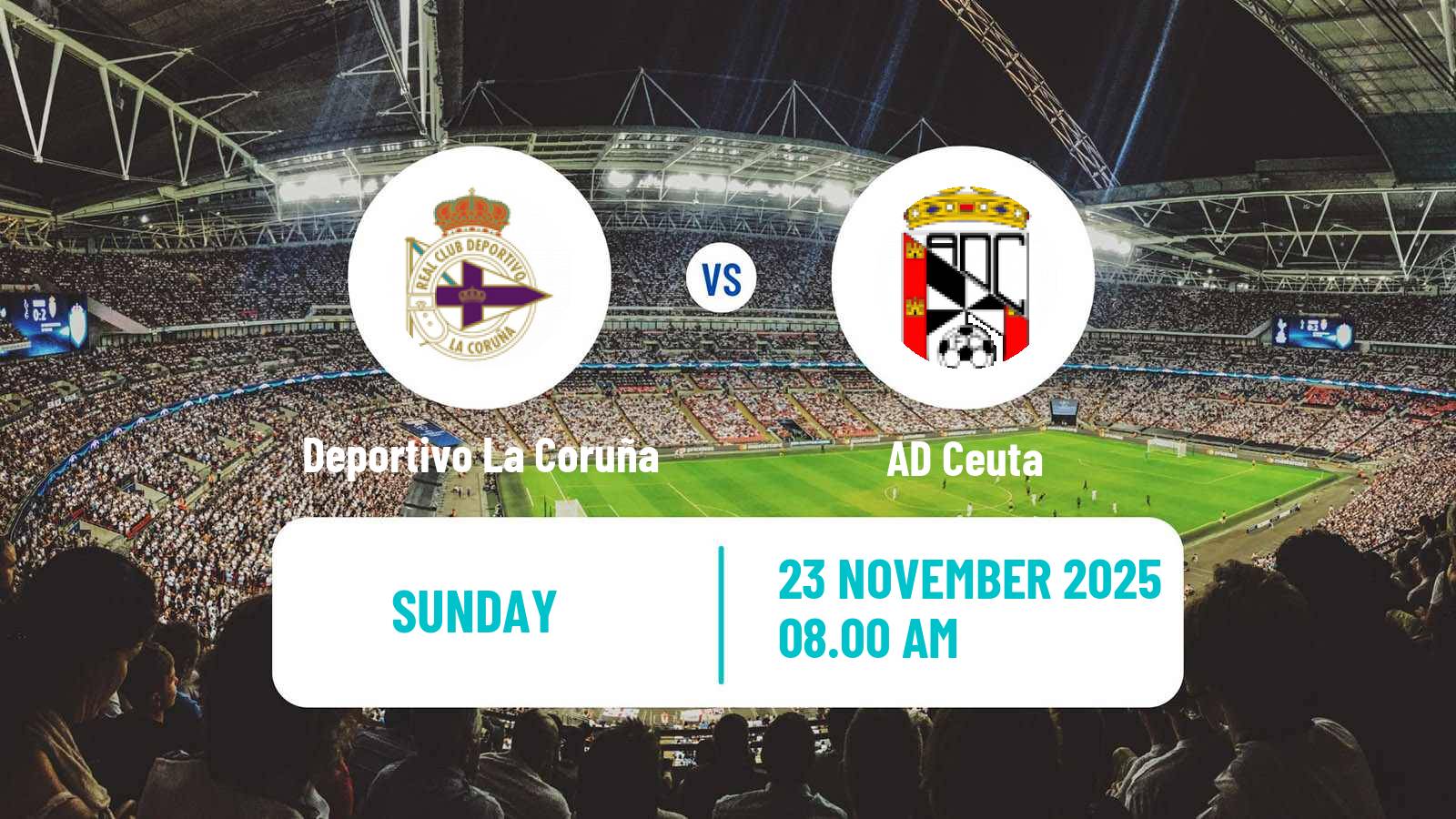 Football Spanish LaLiga2 Deportivo La Coruña - Ceuta