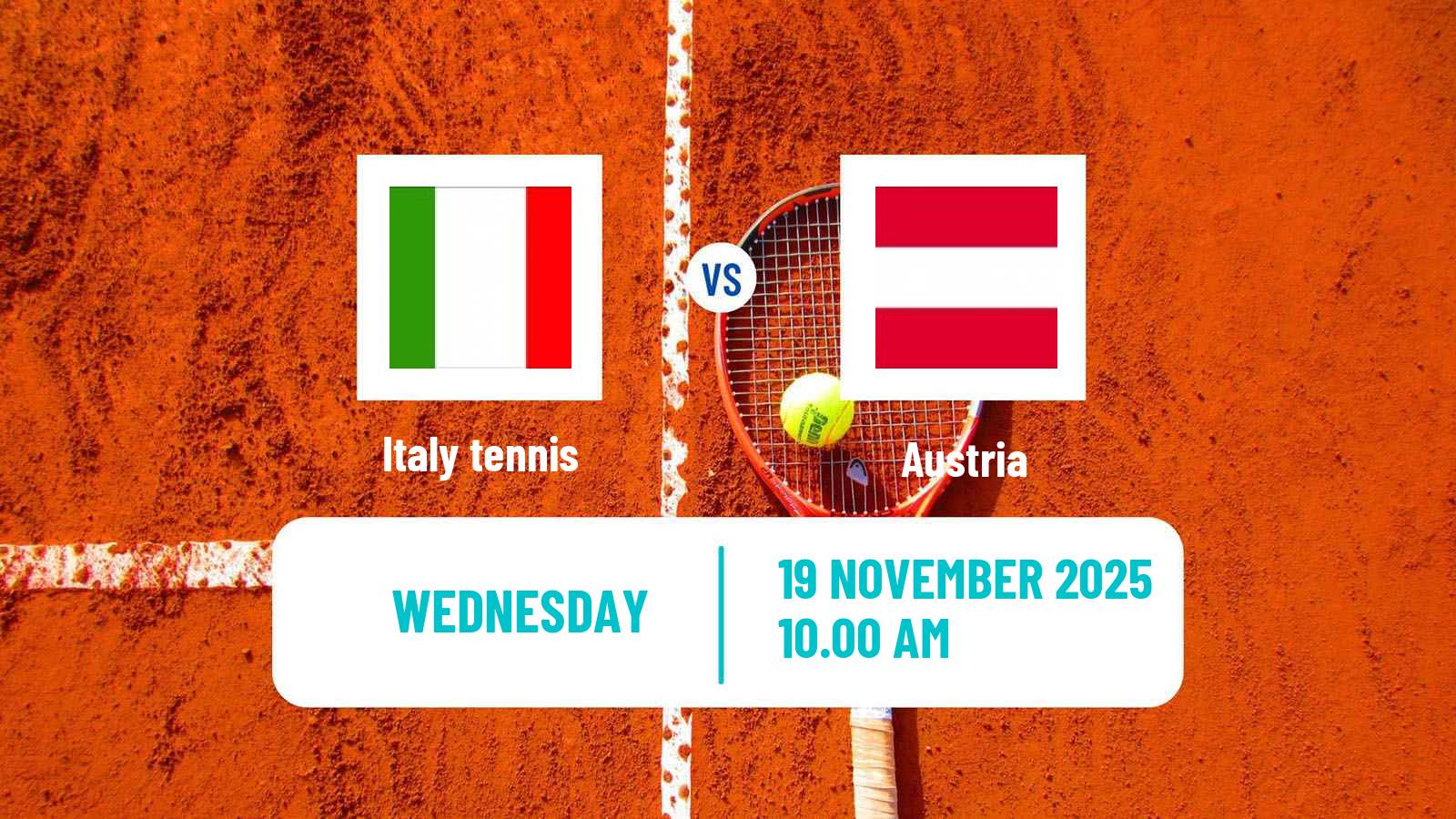 Tennis Davis Cup - World Group Teams Italy - Austria
