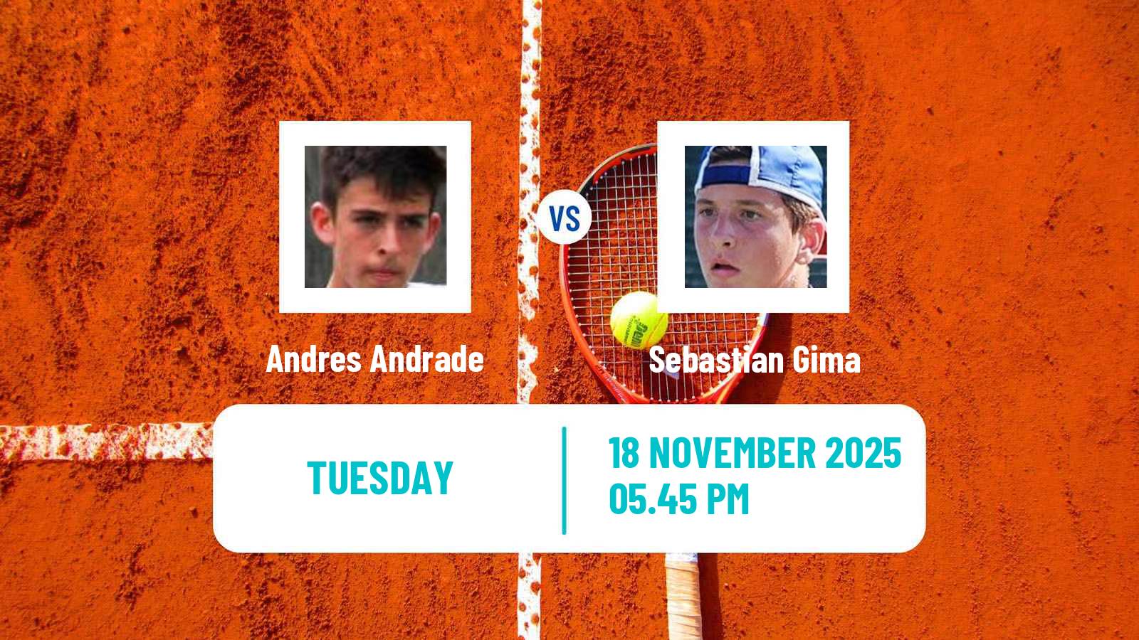Tennis Guayaquil Challenger Men Andres Andrade - Sebastian Gima