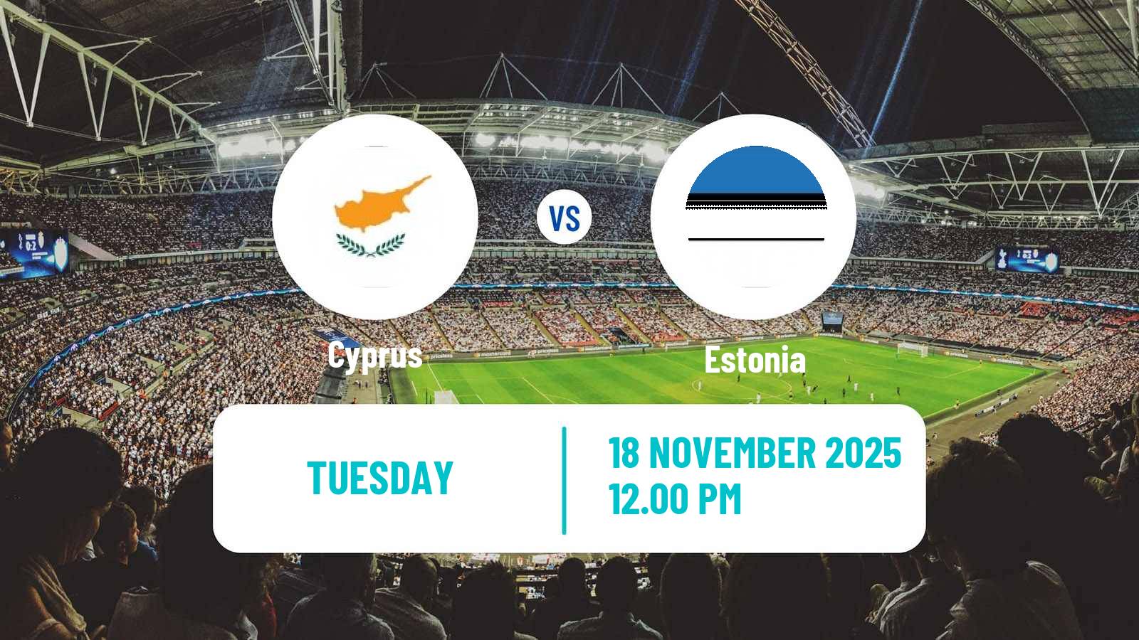 Football Friendly Cyprus - Estonia