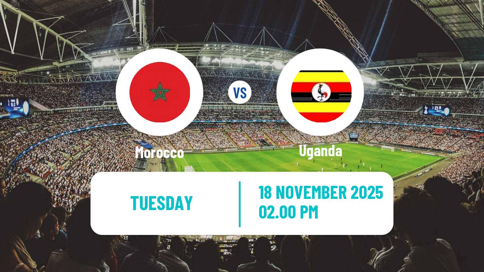 Football Friendly Morocco - Uganda