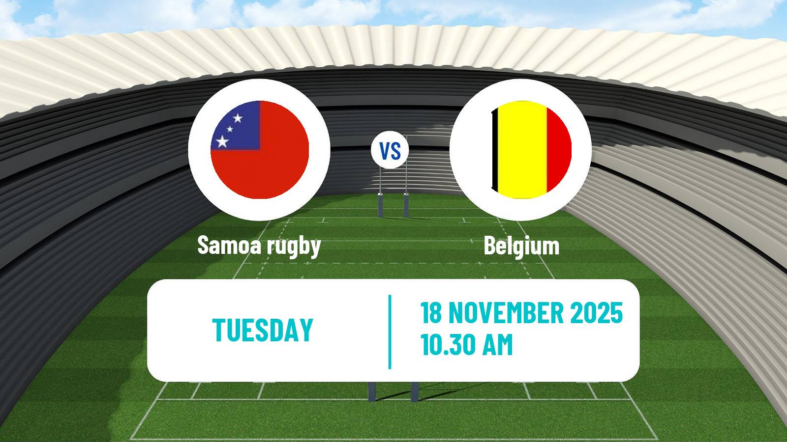 Rugby union Rugby World Cup Samoa - Belgium