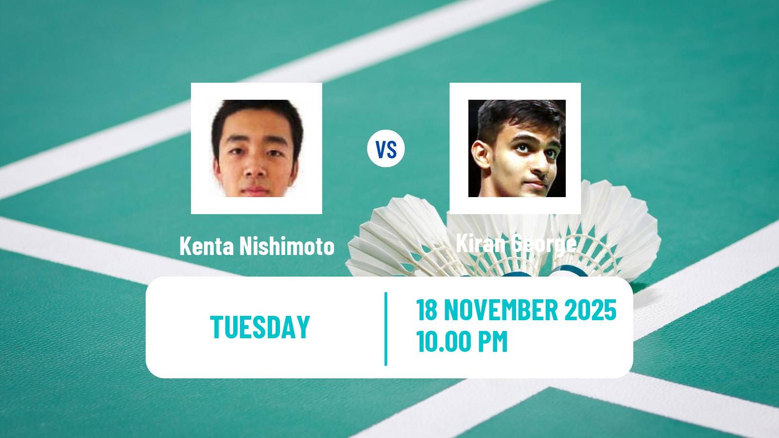 Badminton BWF World Tour Men Australian Open Kenta Nishimoto - Kiran George