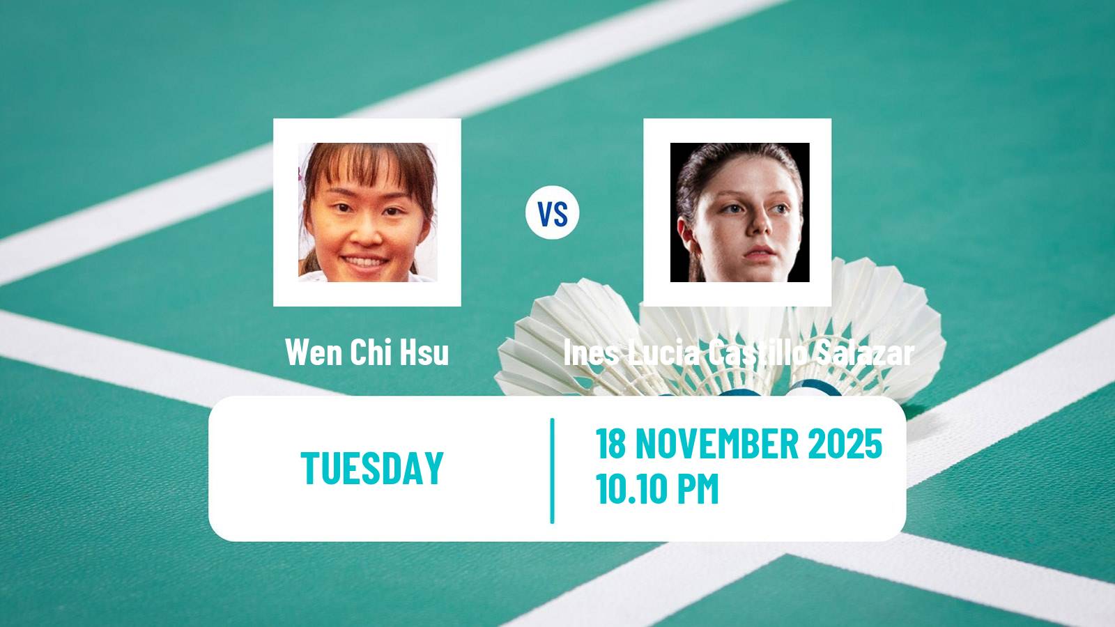 Badminton BWF World Tour Women Australian Open Wen Chi Hsu - Ines Lucia Castillo Salazar
