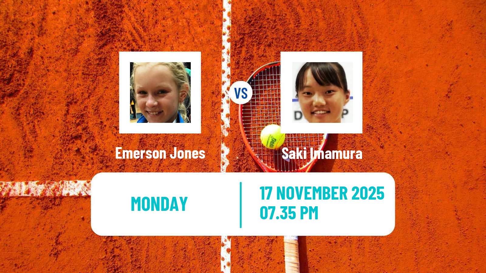 Tennis ITF W75 Sydney Women Emerson Jones - Saki Imamura