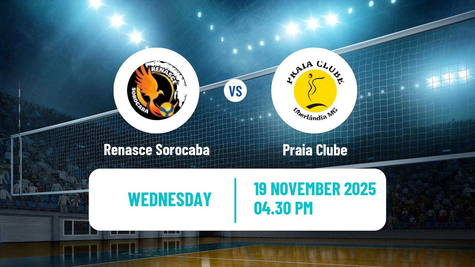 Volleyball Brazilian SuperLiga Volleyball Women Renasce Sorocaba - Praia Clube