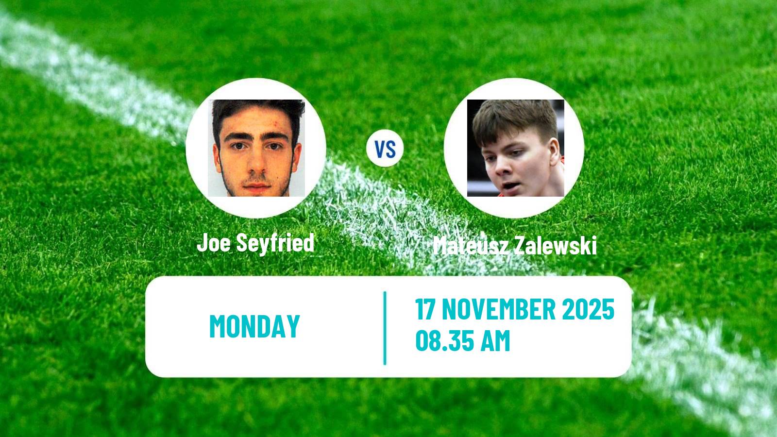 Table tennis Wtt Star Contender Muscat Men Joe Seyfried - Mateusz Zalewski