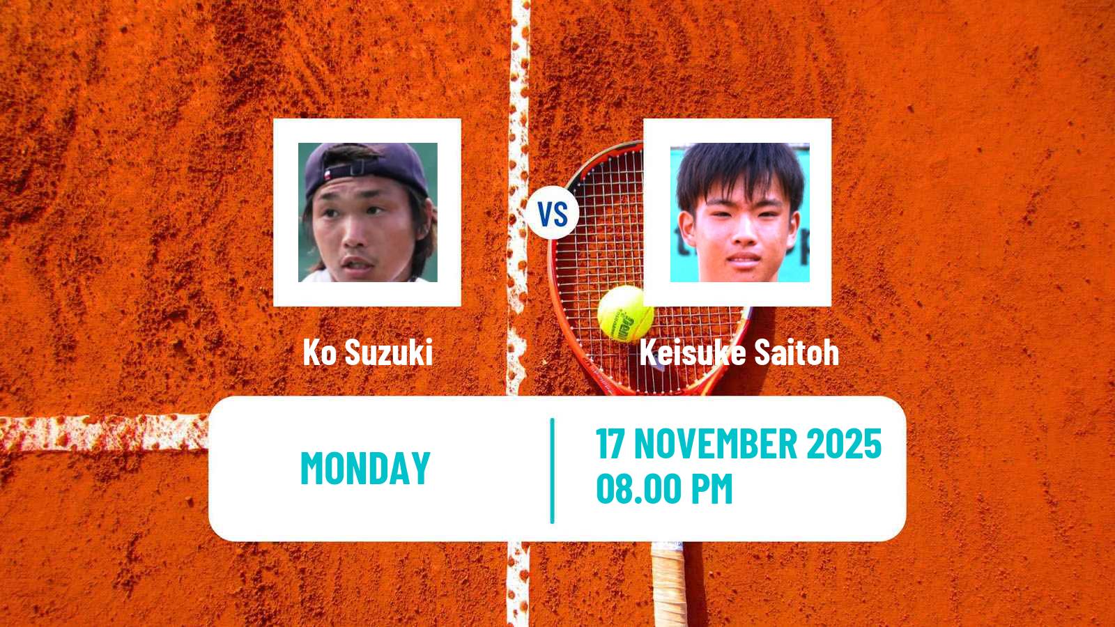 Tennis ITF M15 Gimcheon Men Ko Suzuki - Keisuke Saitoh