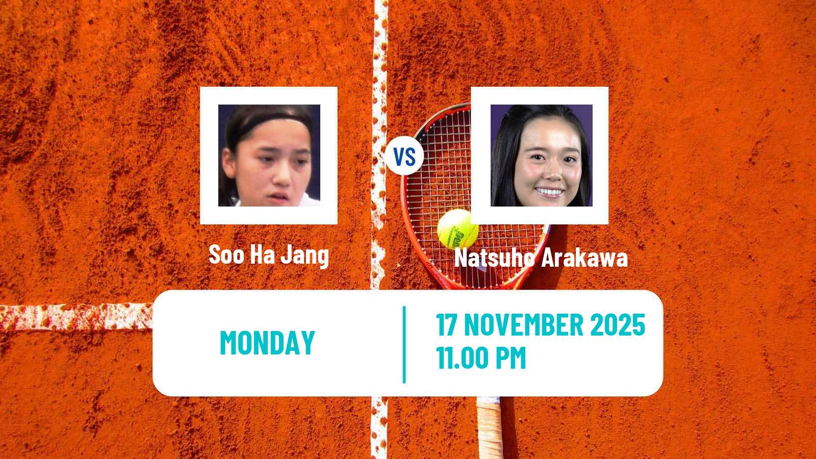 Tennis ITF W15 Hua Hin 2 Women Soo Ha Jang - Natsuho Arakawa