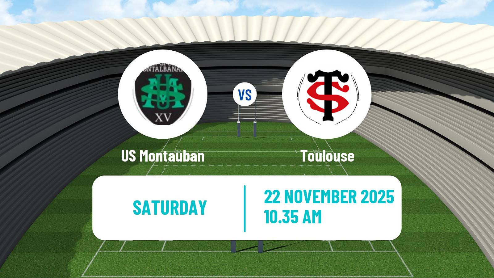 Rugby union French Top 14 Montauban - Toulouse
