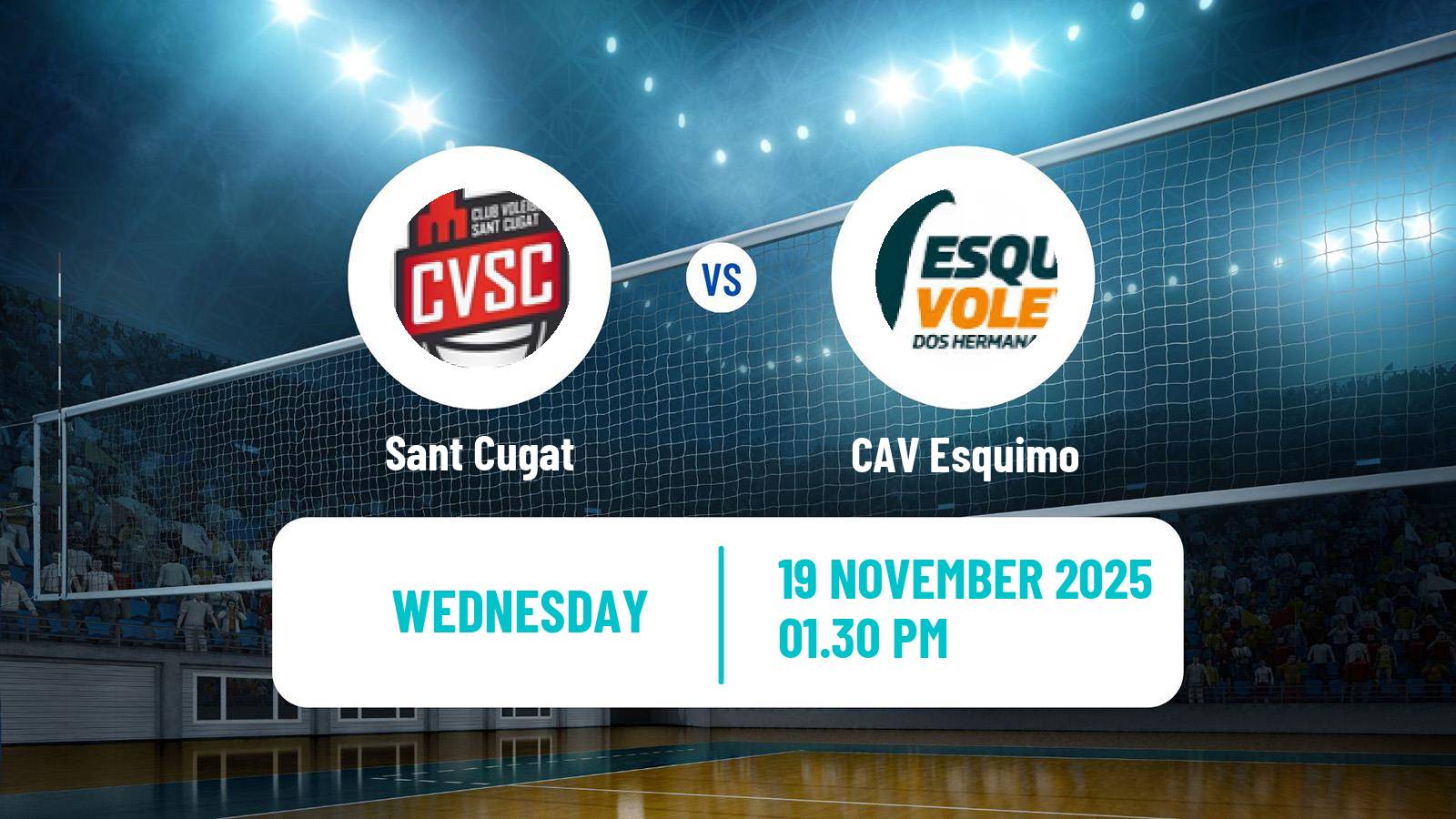 Volleyball Spanish SuperLiga Volleyball Women Sant Cugat - CAV Esquimo