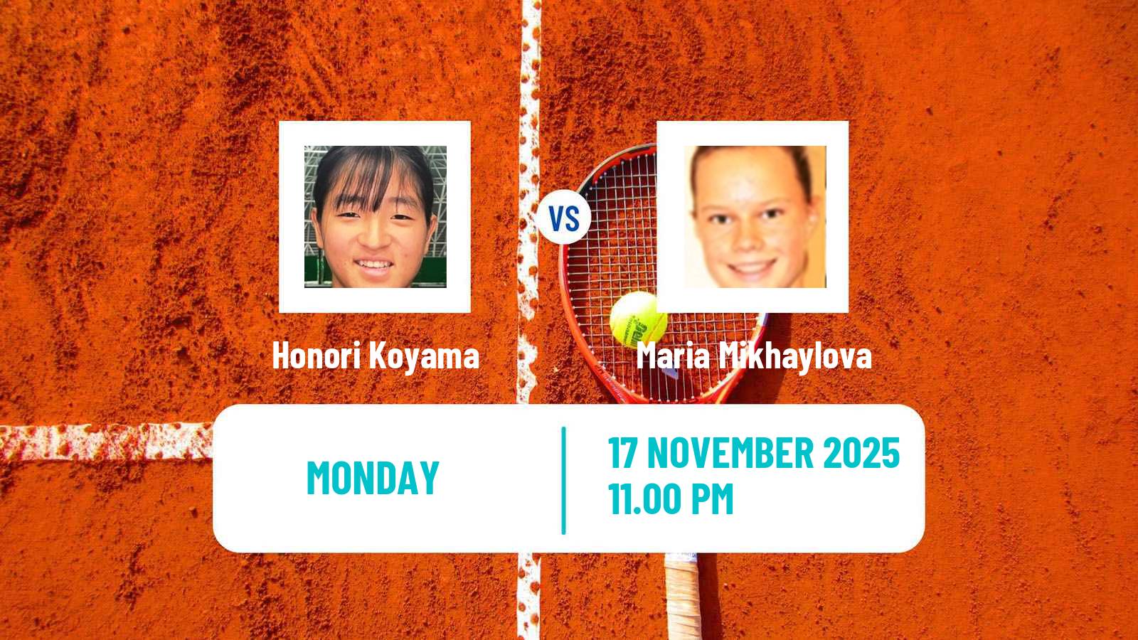 Tennis ITF W15 Phan Thiet 2 Women Honori Koyama - Maria Mikhaylova