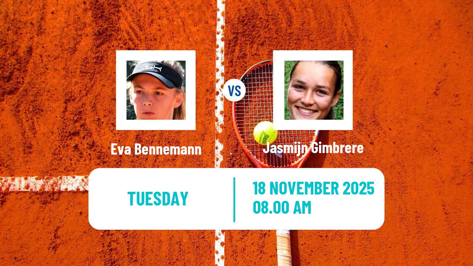 Tennis ITF W75 Petange Women Eva Bennemann - Jasmijn Gimbrere