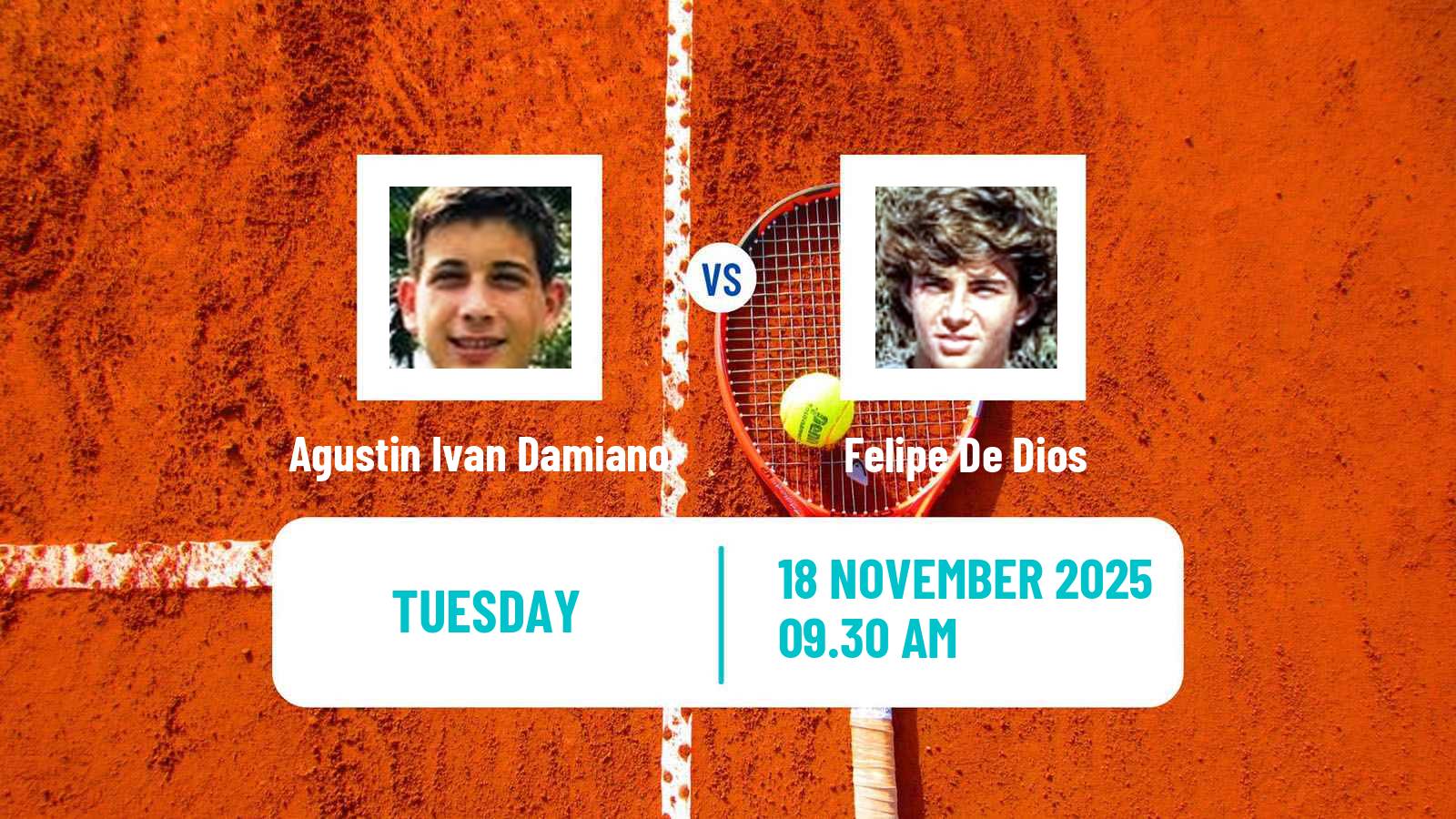 Tennis ITF M15 Olavarria Men Agustin Ivan Damiano - Felipe De Dios