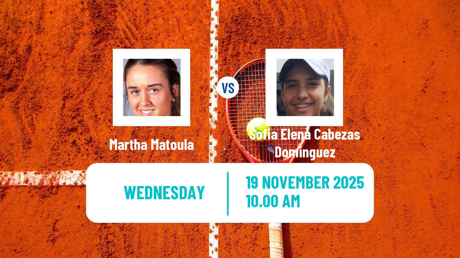 Tennis ITF W35 Boca Raton Fl 4 Women Martha Matoula - Sofia Elena Cabezas Dominguez
