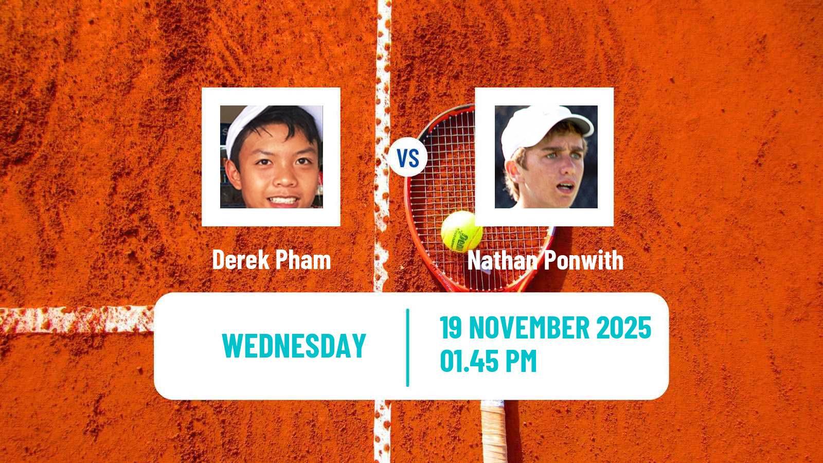 Tennis ITF M25 Austin Tx Men Derek Pham - Nathan Ponwith