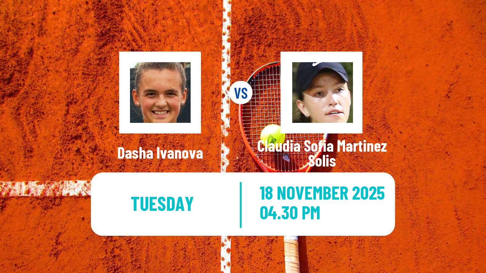 Tennis ITF W50 Chihuahua 3 Women Dasha Ivanova - Claudia Sofia Martinez Solis