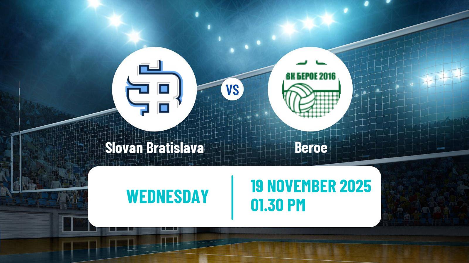 Volleyball CEV Challenge Cup Slovan Bratislava - Beroe