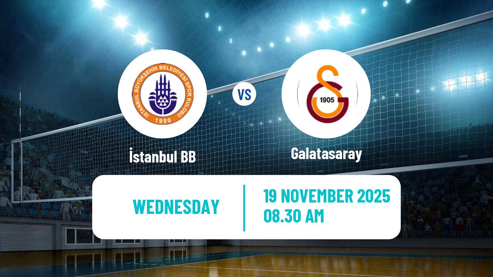 Volleyball Turkish Efeler Ligi Volleyball İstanbul BB - Galatasaray