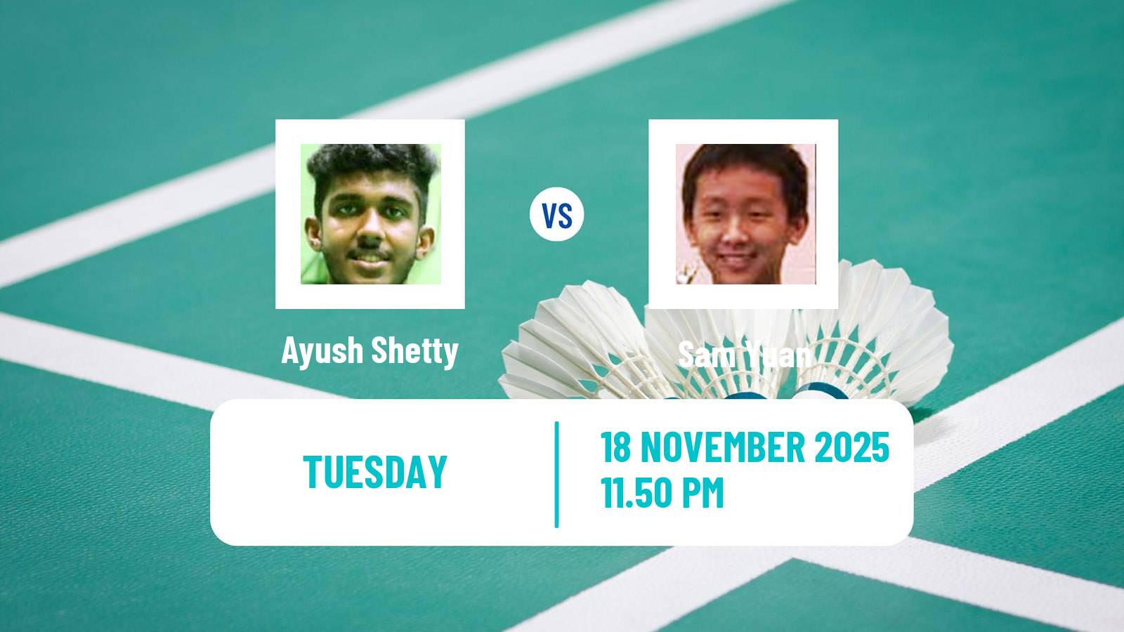 Badminton BWF World Tour Men Australian Open Ayush Shetty - Sam Yuan