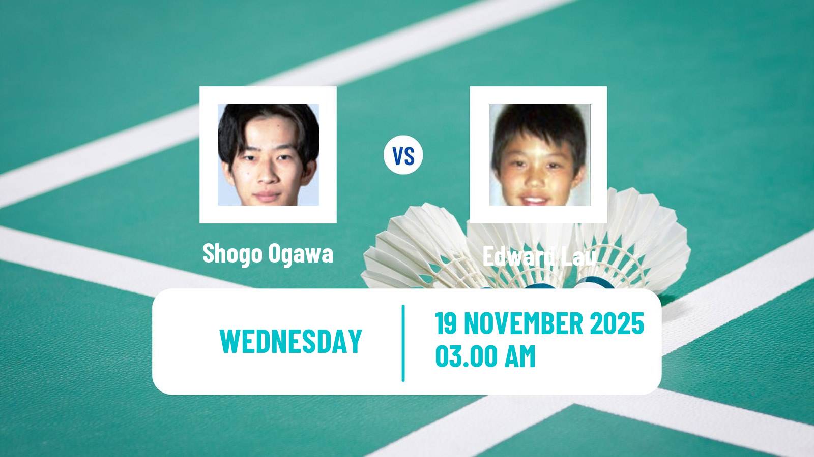 Badminton BWF World Tour Men Australian Open Shogo Ogawa - Edward Lau