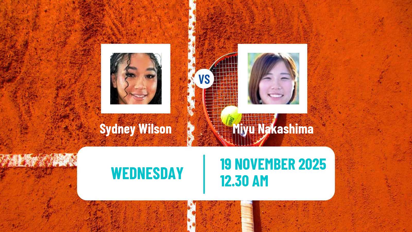 Tennis ITF W15 Hua Hin 2 Women Sydney Wilson - Miyu Nakashima