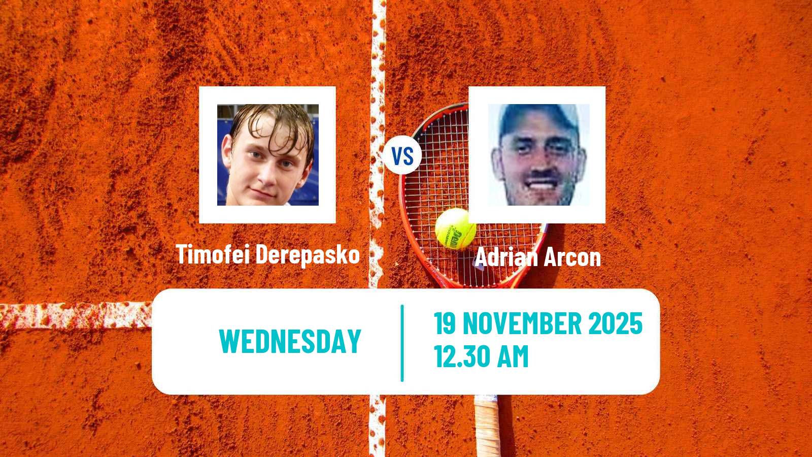 Tennis ITF M15 Bhubaneswar Men Timofei Derepasko - Adrian Arcon