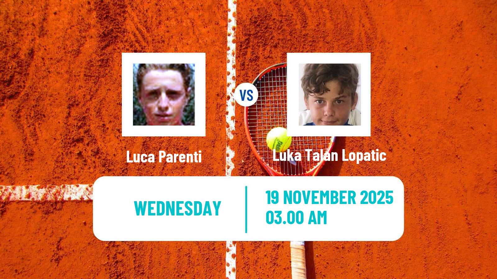 Tennis ITF M15 Alcala De Henares Men Luca Parenti - Luka Talan Lopatic