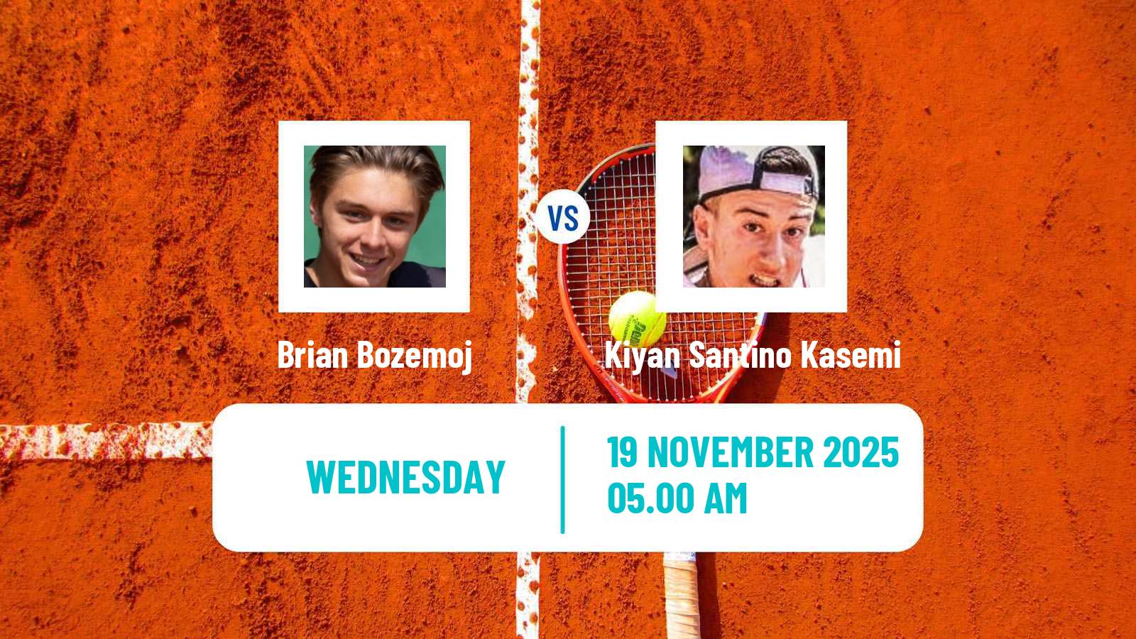 Tennis ITF M15 Sharm Elsheikh 18 Men 2025 Brian Bozemoj - Kiyan Santino Kasemi