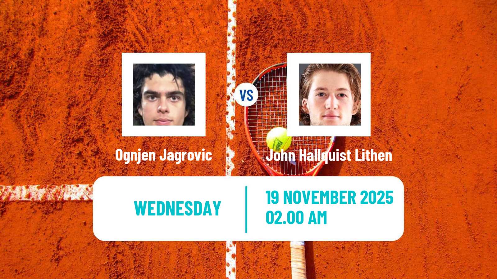 Tennis ITF M25 Antalya 5 Men Ognjen Jagrovic - John Hallquist Lithen