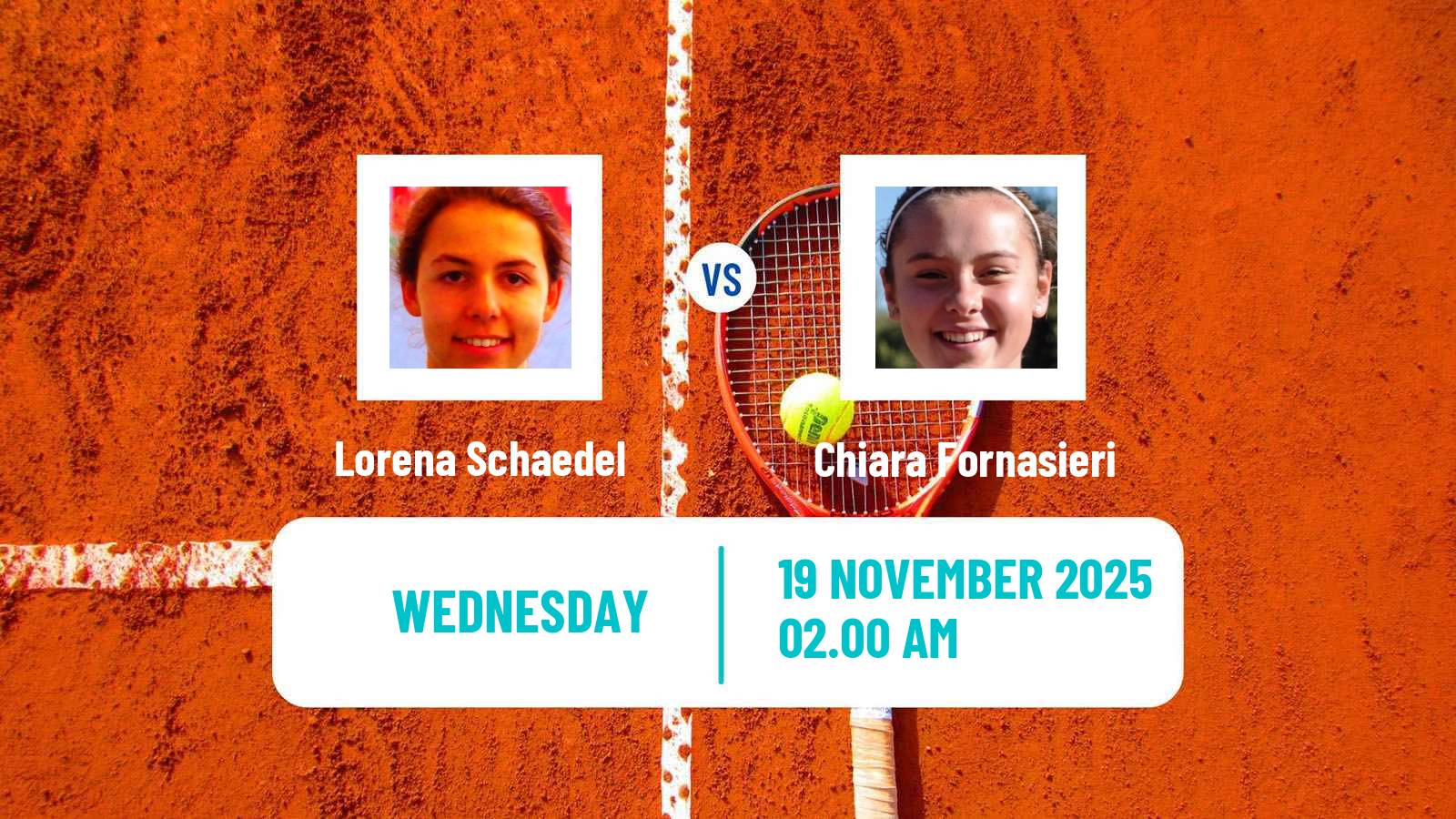 Tennis ITF W35 Antalya 5 Women Lorena Schaedel - Chiara Fornasieri