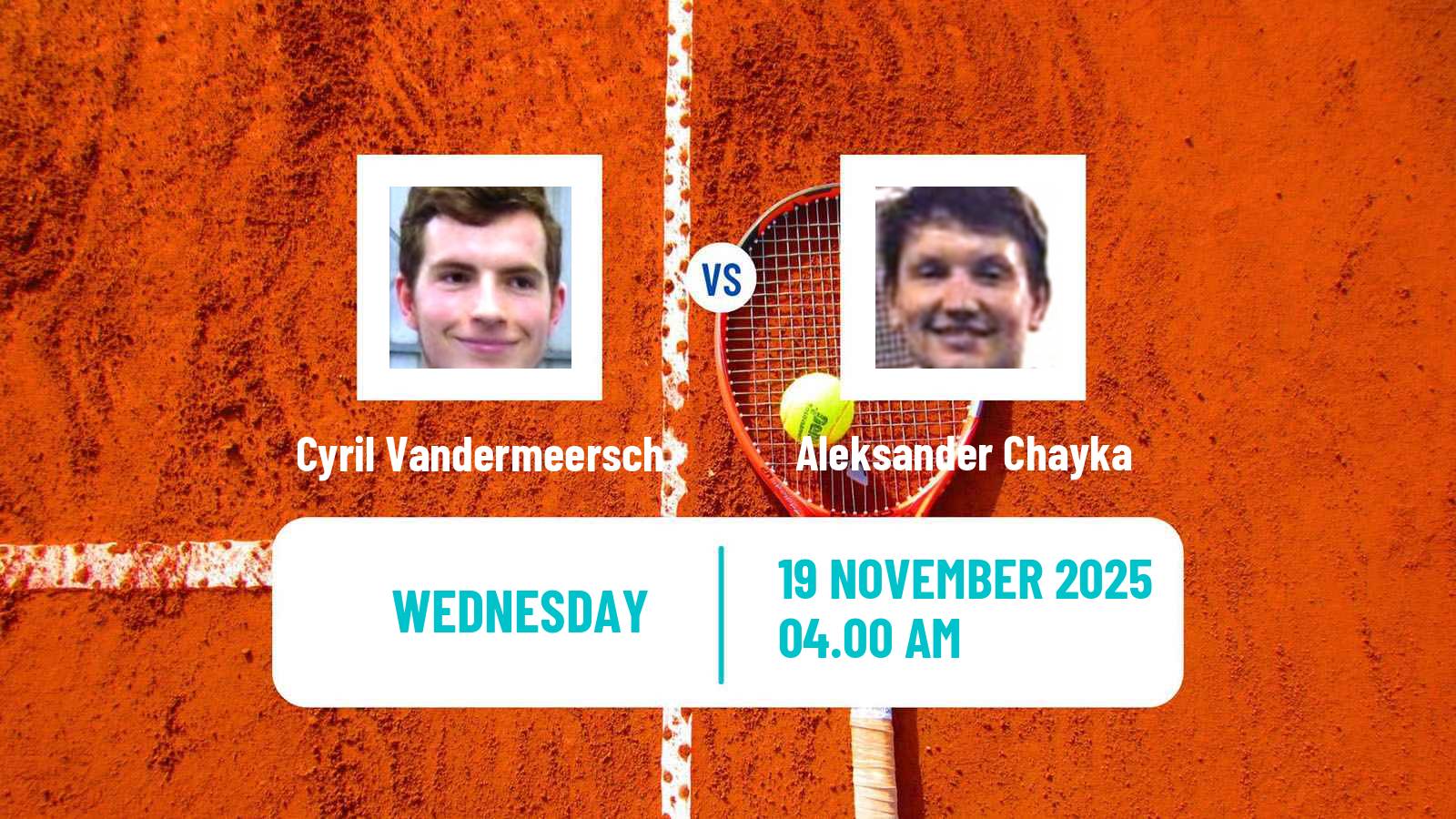 Tennis ITF M15 Alcala De Henares Men Cyril Vandermeersch - Aleksander Chayka