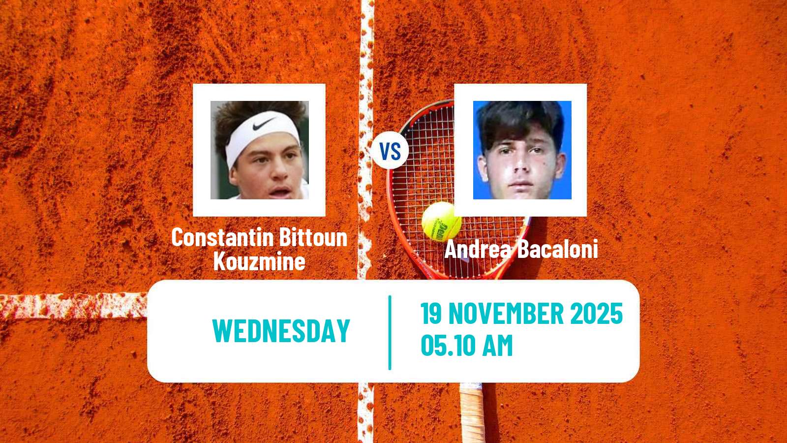 Tennis ITF M25 Luanda Men 2025 Constantin Bittoun Kouzmine - Andrea Bacaloni