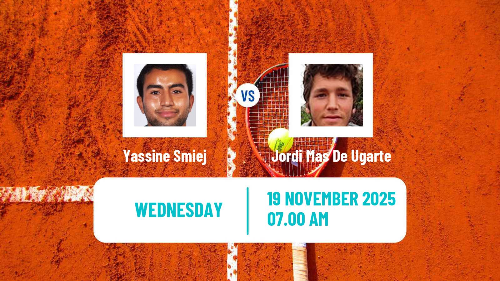Tennis ITF M25 Luanda Men 2025 Yassine Smiej - Jordi Mas De Ugarte