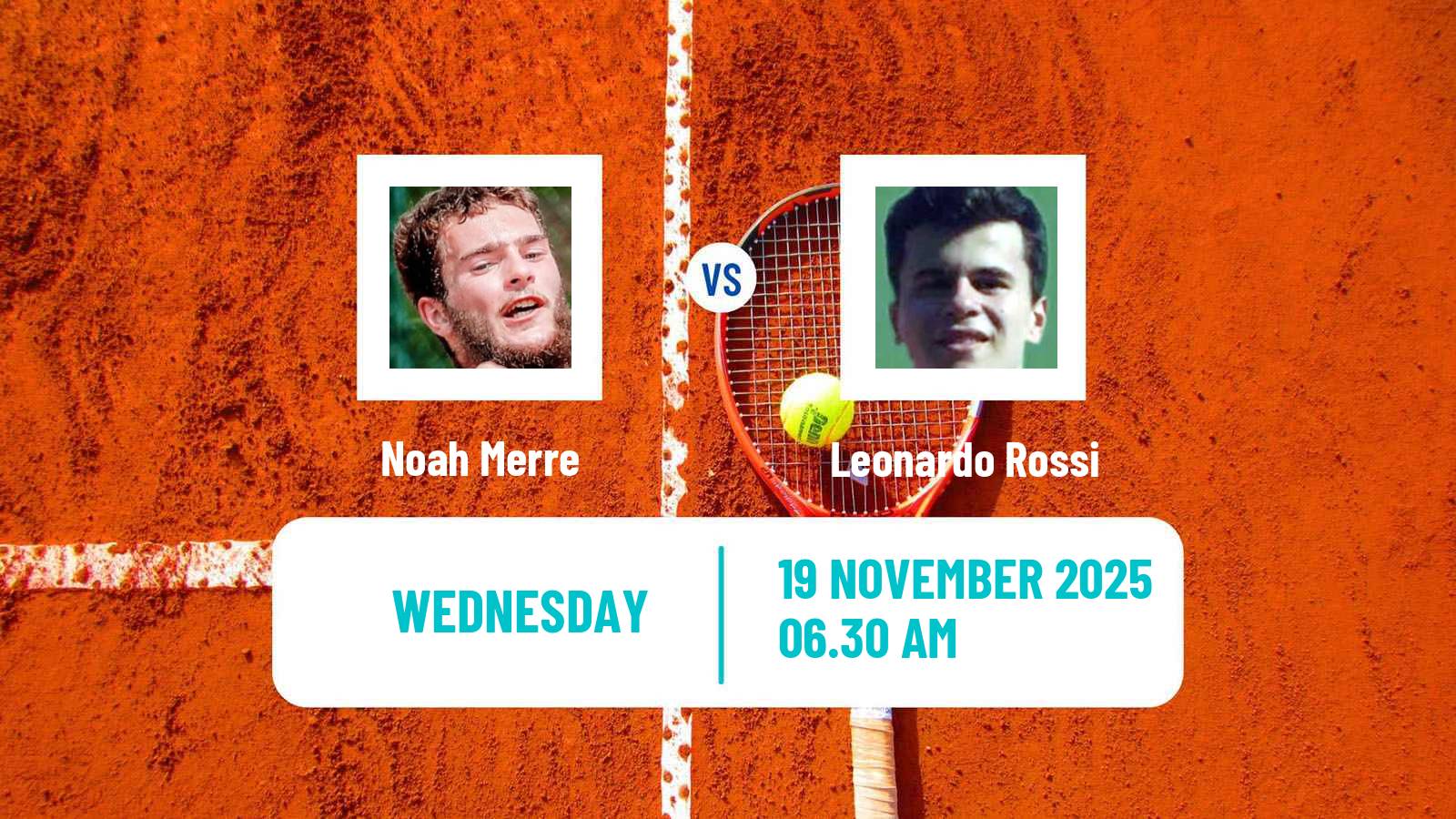 Tennis ITF M15 Sharm Elsheikh 18 Men Noah Merre - Leonardo Rossi