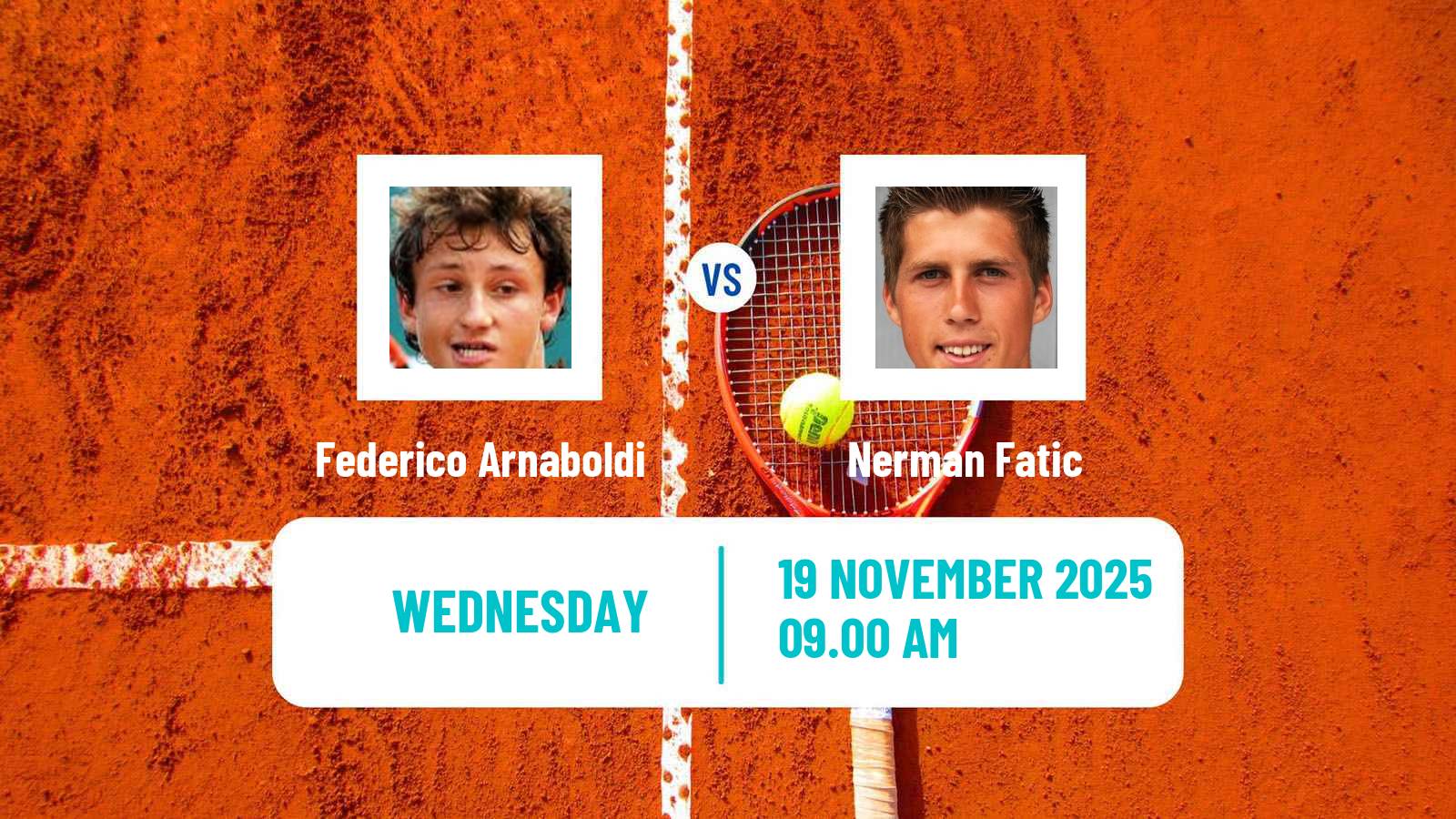 Tennis Bergamo Challenger Men Federico Arnaboldi - Nerman Fatic