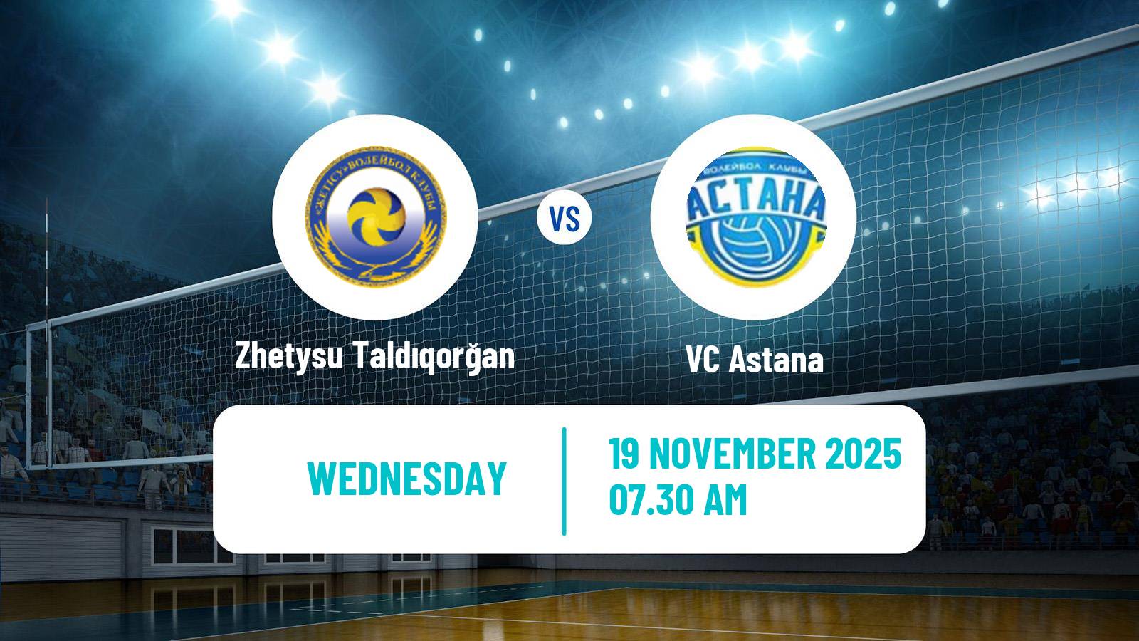 Volleyball Kazakh National League Volleyball Women Zhetysu Taldıqorğan - Astana