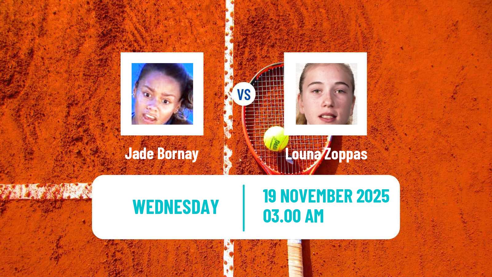 Tennis ITF W15 Alcala De Henares Women Jade Bornay - Louna Zoppas