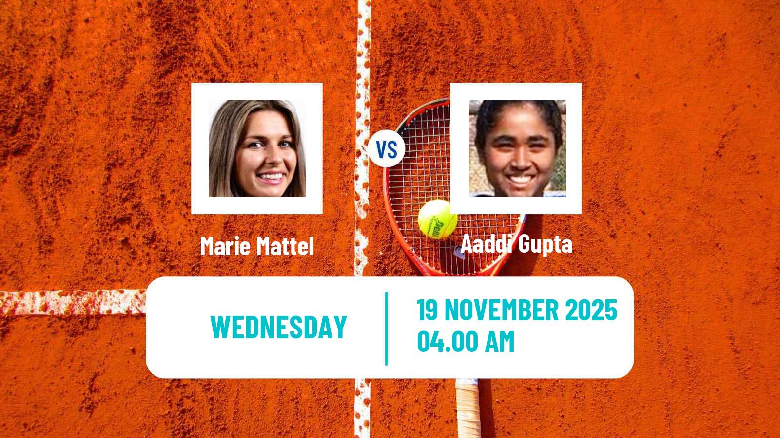 Tennis ITF W15 Alcala De Henares Women Marie Mattel - Aaddi Gupta