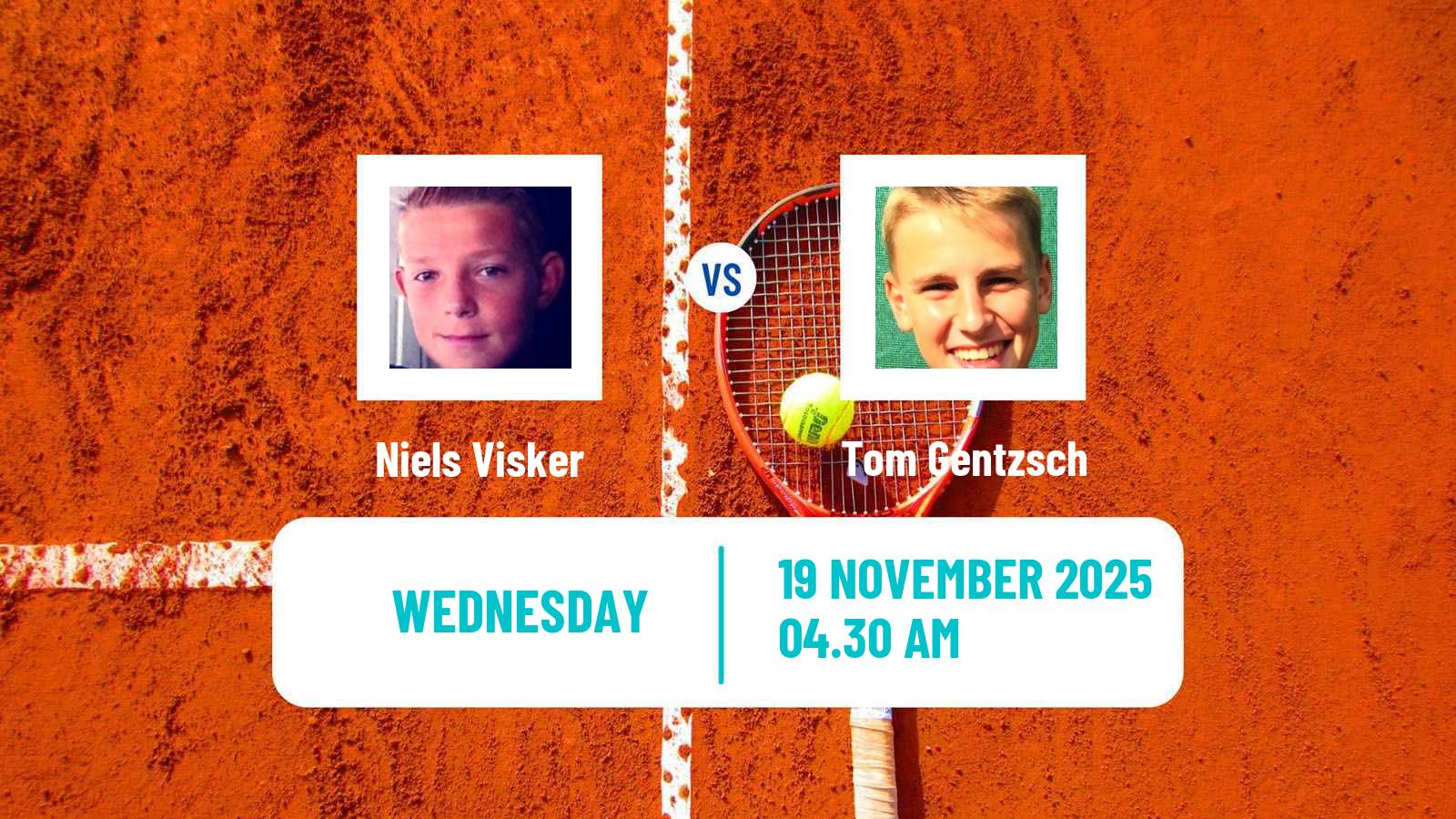 Tennis Bergamo Challenger Men Niels Visker - Tom Gentzsch