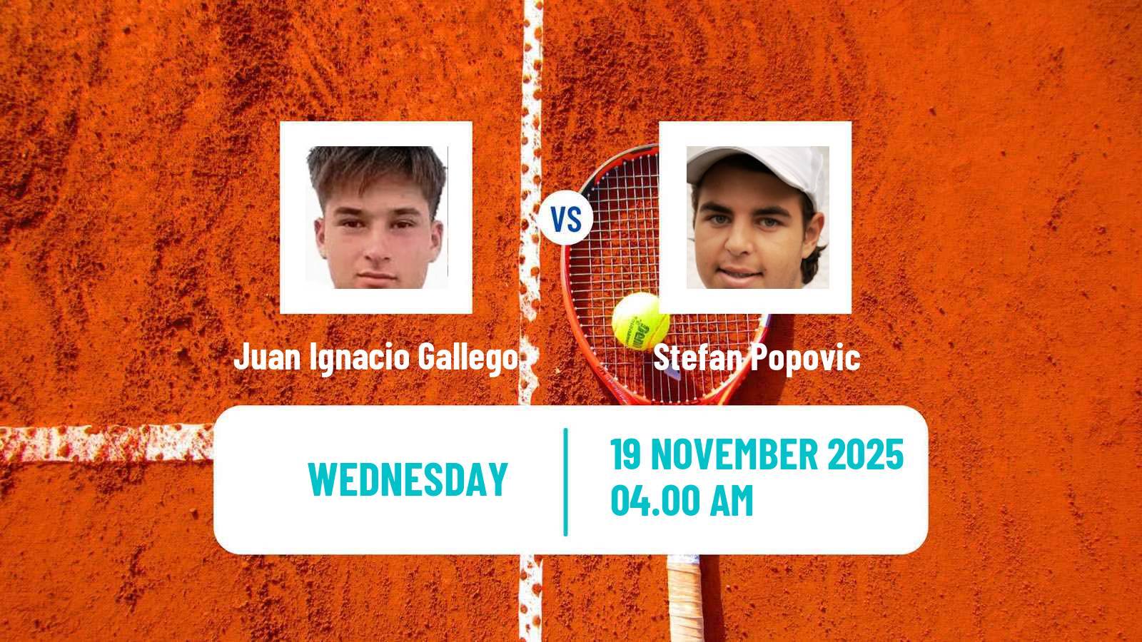 Tennis ITF M25 Antalya 5 Men Juan Ignacio Gallego - Stefan Popovic