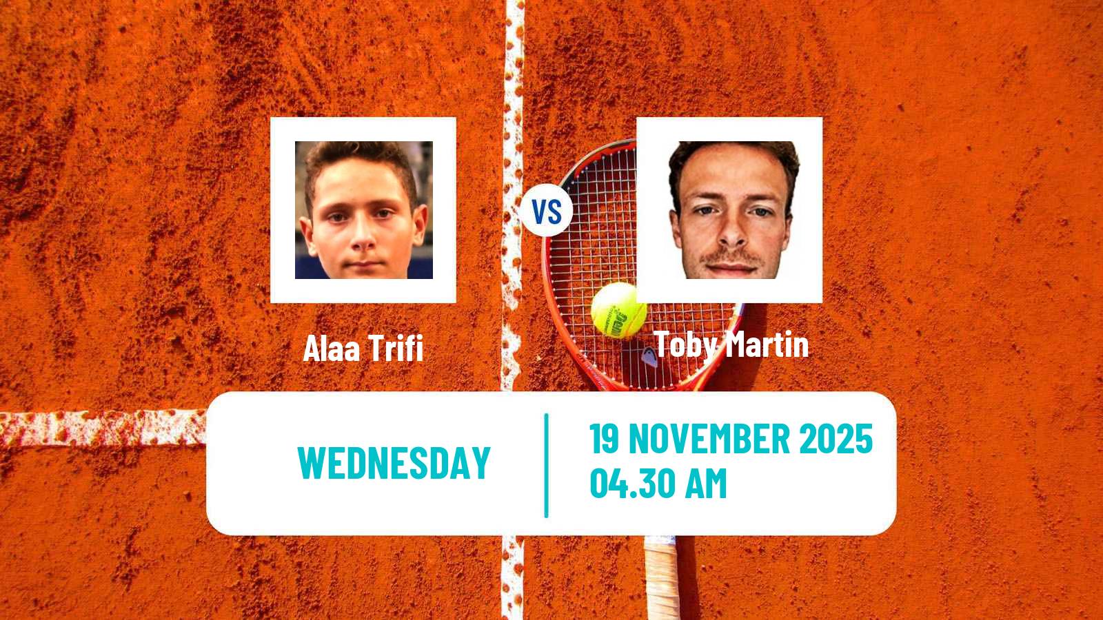 Tennis ITF M15 Monastir 42 Men Alaa Trifi - Toby Martin