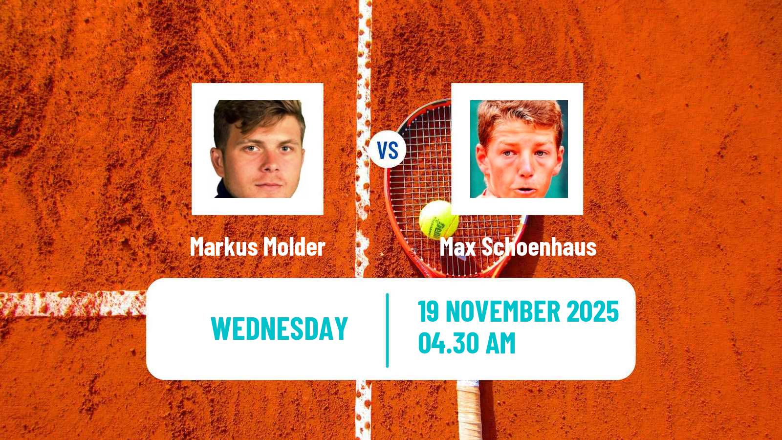 Tennis ITF M15 Monastir 42 Men Markus Molder - Max Schoenhaus