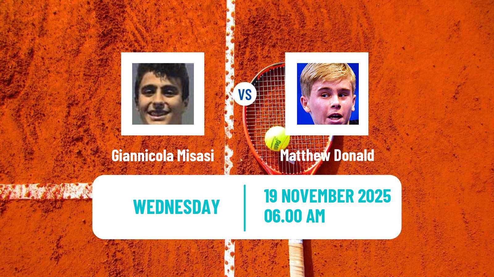 Tennis ITF M15 Monastir 42 Men Giannicola Misasi - Matthew Donald